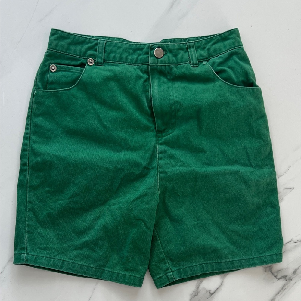 Green kids Casual Shorts